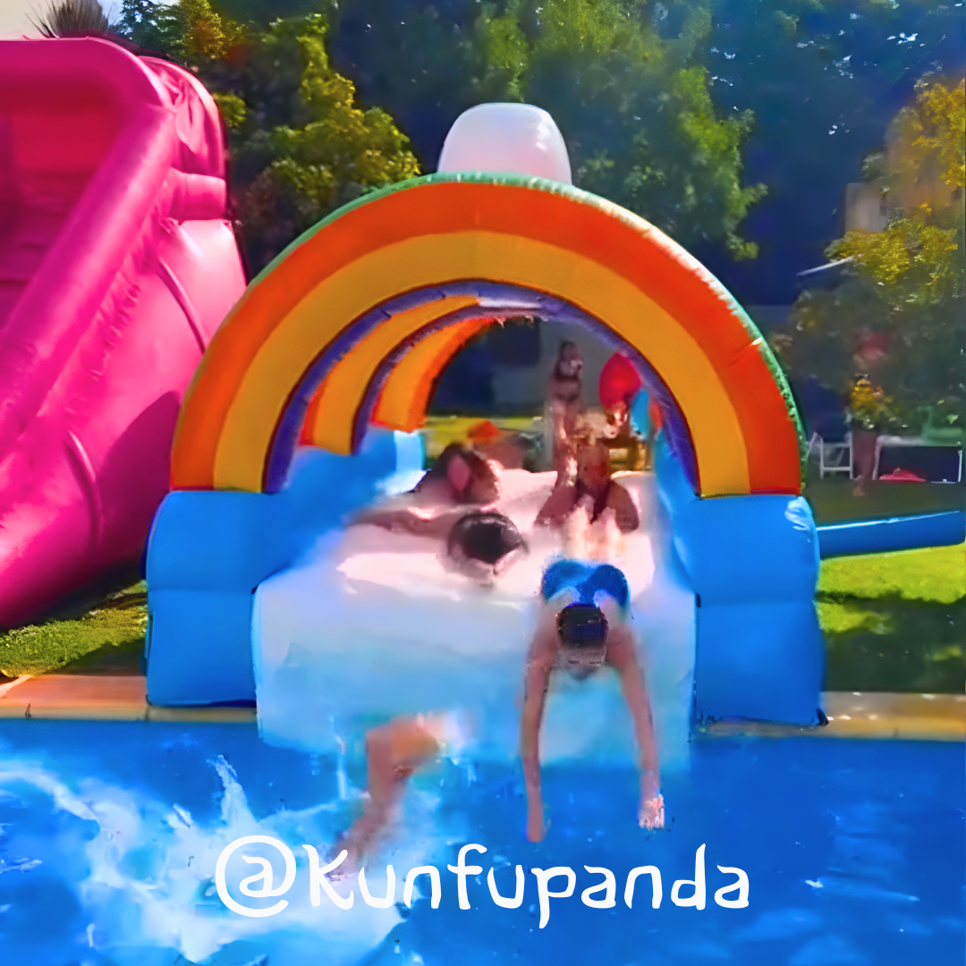 Deslizadores de agua para colonias de vacaciones