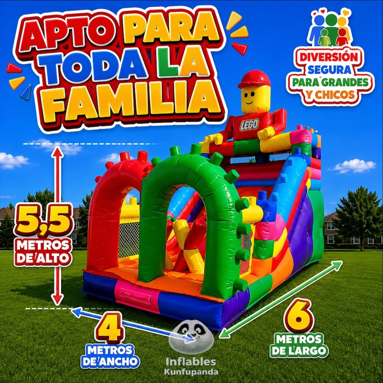 Tobogán LEGO Gigante