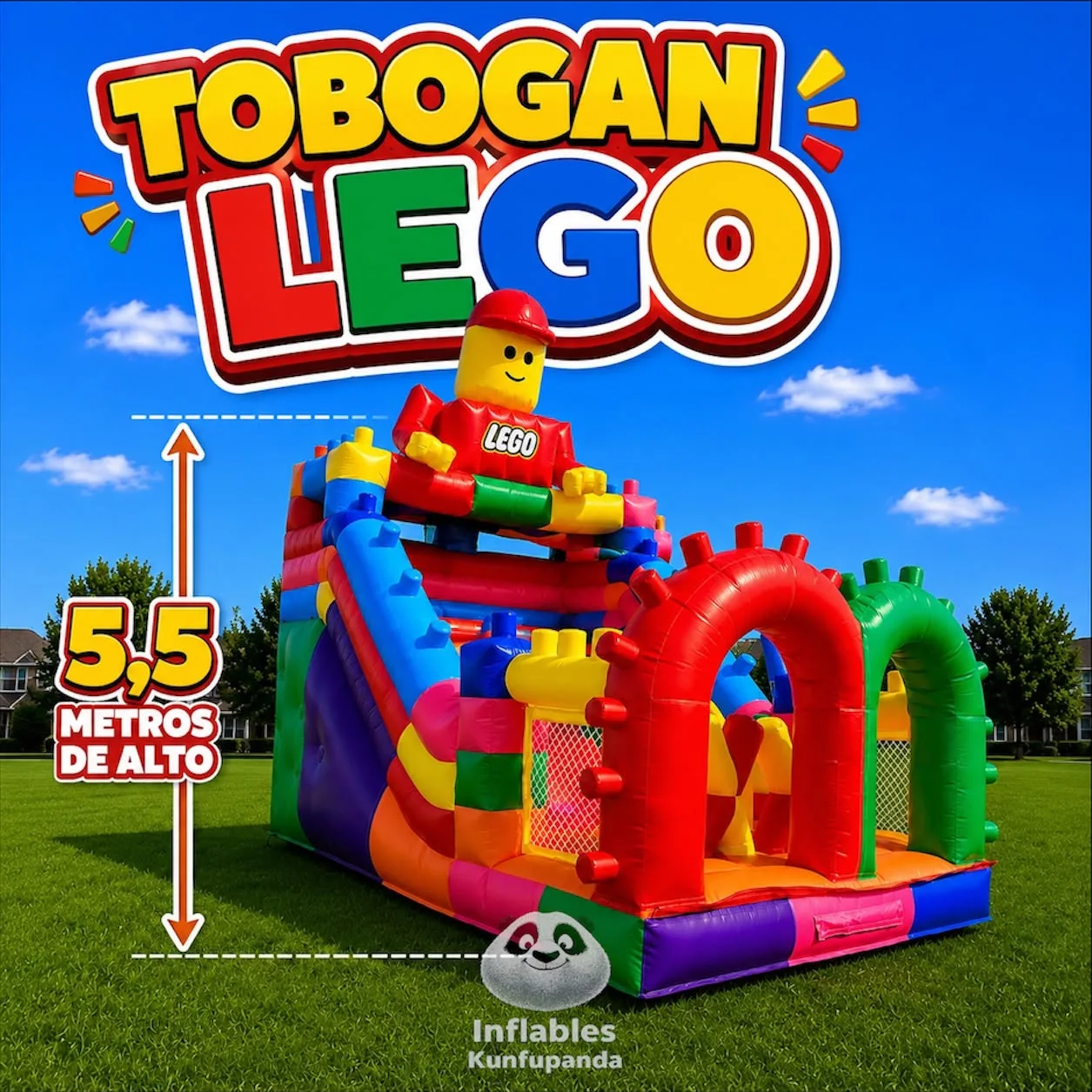 Tobogán LEGO Gigante