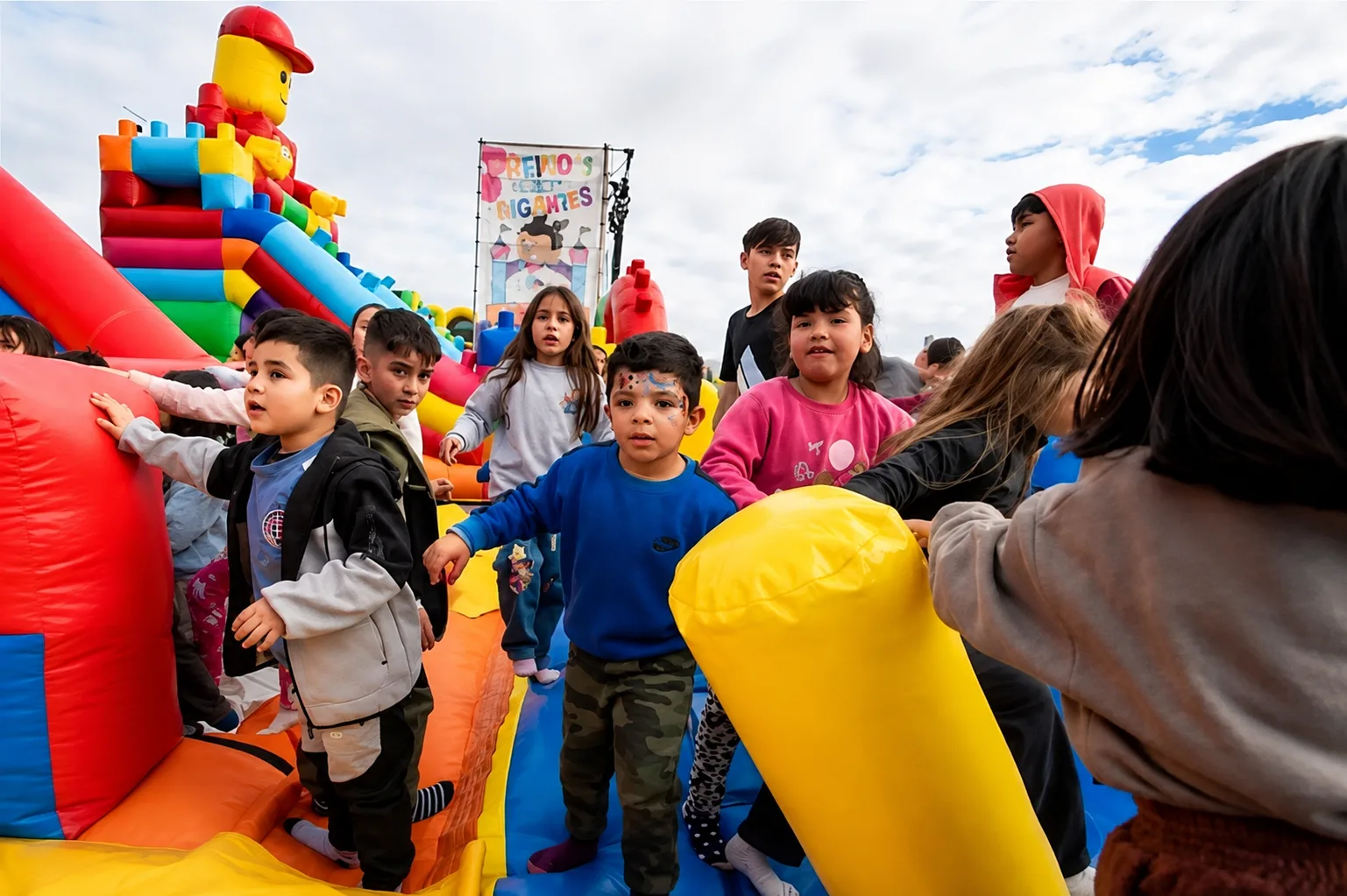 Inflable en acción 2
