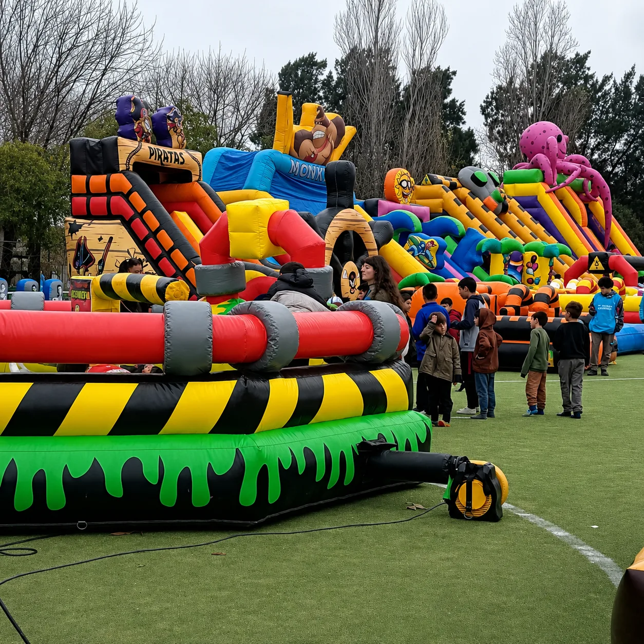 Inflable en acción 3