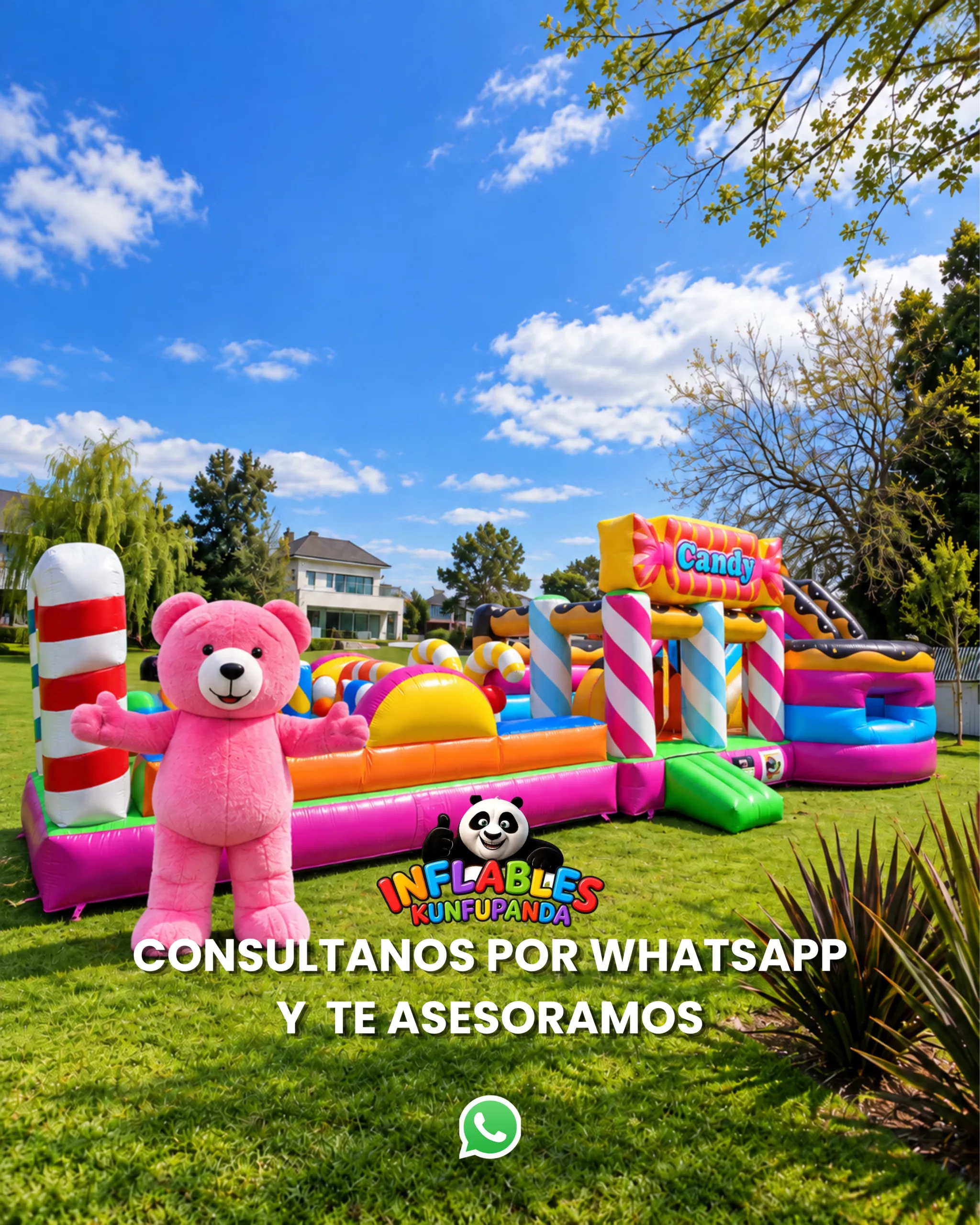 Personajes gigantes para eventos